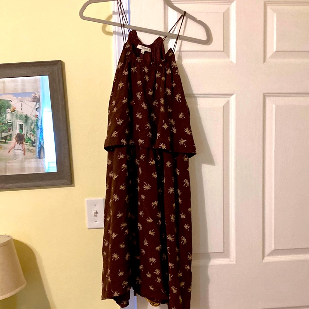 Madewell palm tree dress